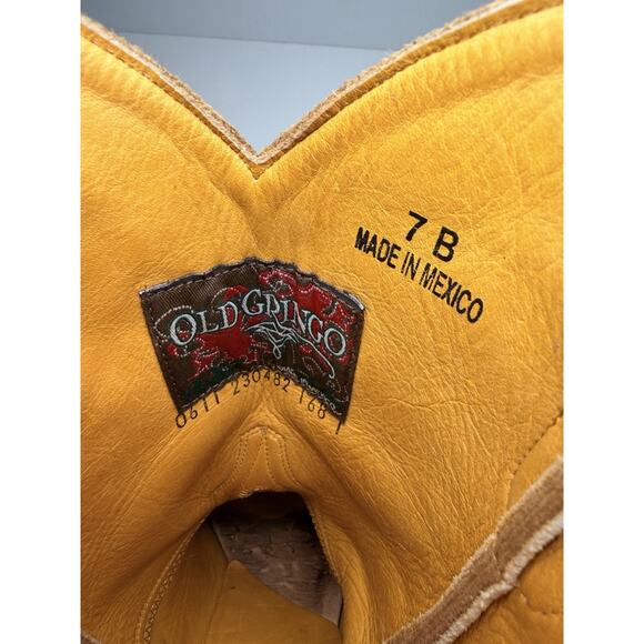 Old Gringo Women's 7B Leopardito Boots Snip Toe Suede Leather Cowgirl Western - Picture 6 of 8